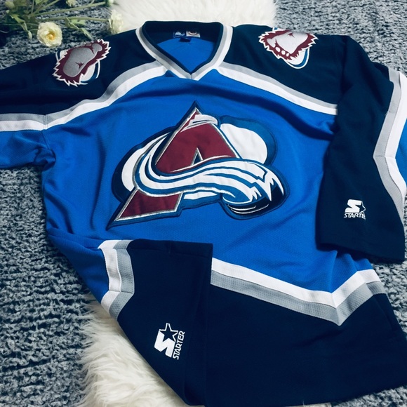 colorado avalanche starter jersey